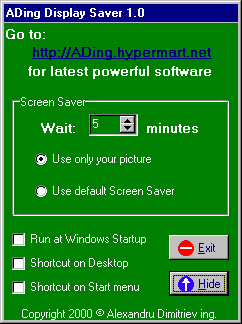 ADing Display Saver (Kiosk) - Revives screensaver during PowerPoint shows.